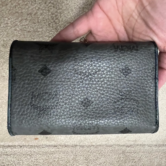 Authentic M C M trifold wallet - Picture 2 of 13
